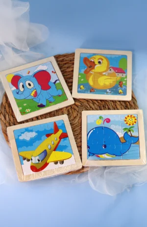 Puzzle de madera natural
